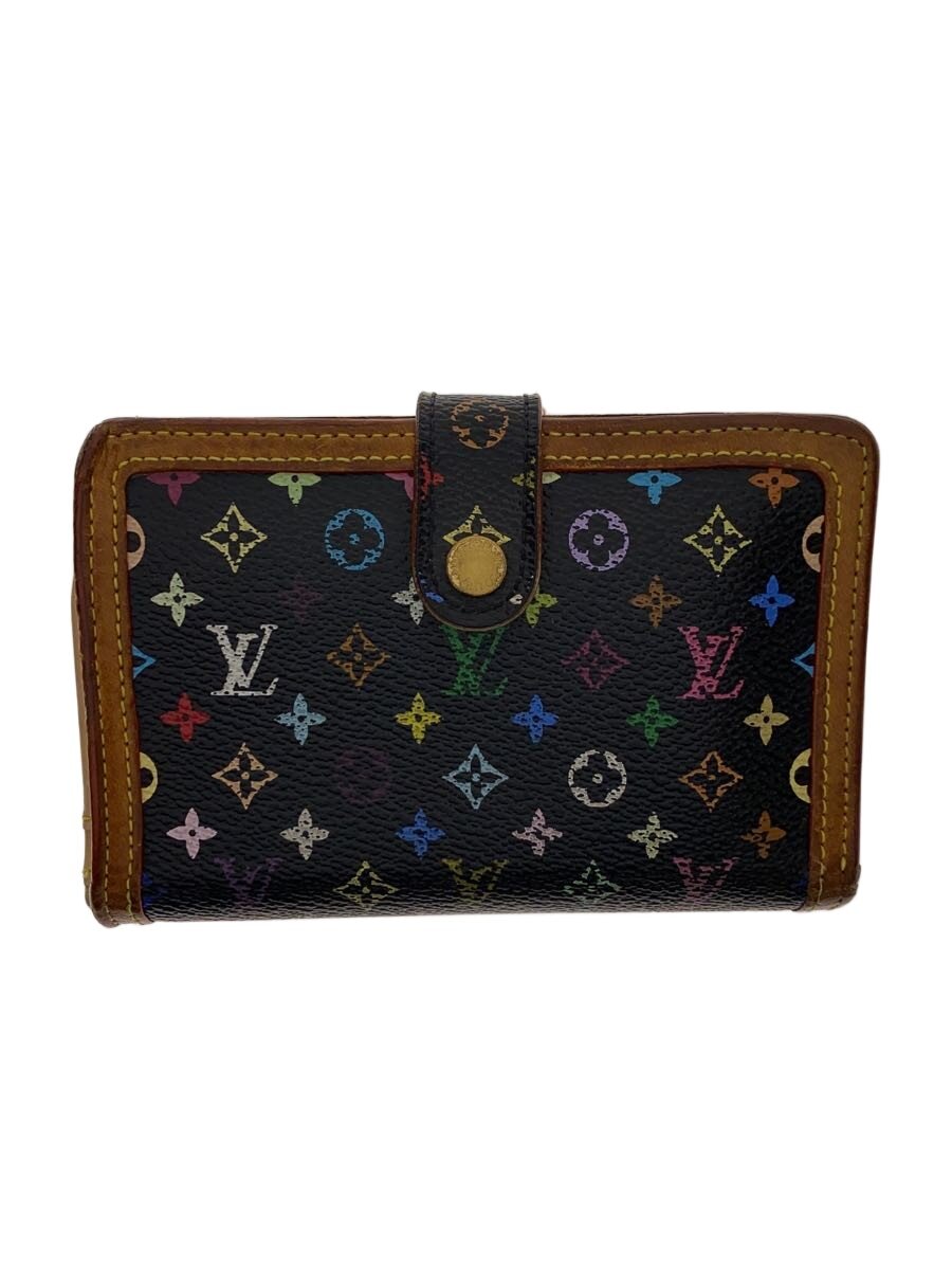 【中古】LOUIS VUITTON◆ポルト・フォイユ・ヴィエノワ_モノグラム・マルチカラー_マルチカラー/PVC/マルチカラー/レディース【服飾雑貨他】