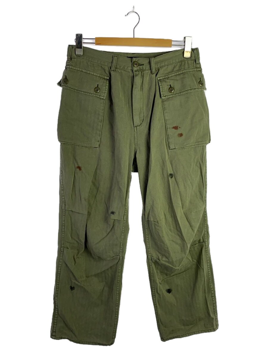 【中古】F-LAGSTUF-F◆FADE HBT PANTS/M/綿織物/KHK/FS1702/杉綾模様【メンズウェア】