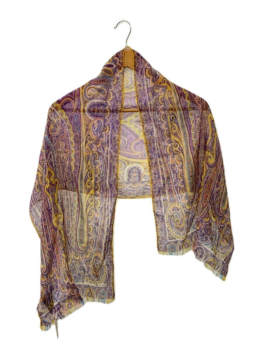 【中古】ETRO◆袈裟/地絹/マルチ色つや/総柄/レディース/201-10660-5698【服飾雑貨他】