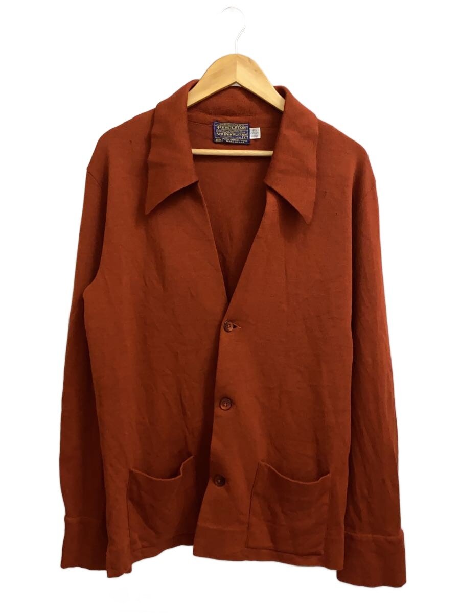 【中古】PENDLETON◆sir pendleton/60s～70s/ジレー(薄っぺら)/L/羊毛/BRW【メンズウェア】