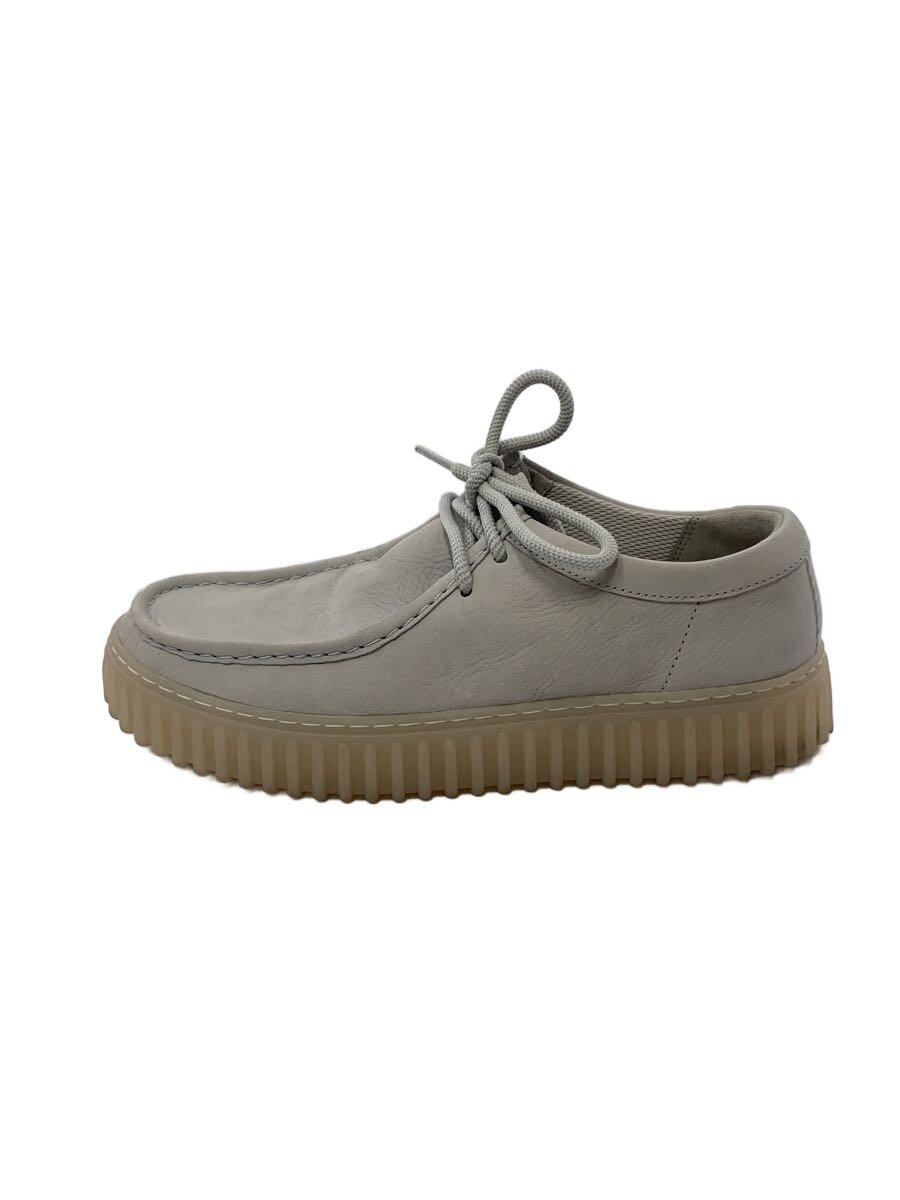【中古】Clarks◆トーヒルロー/シューズ/42/GRY/26176221/色うつり変わり有【シューズ】