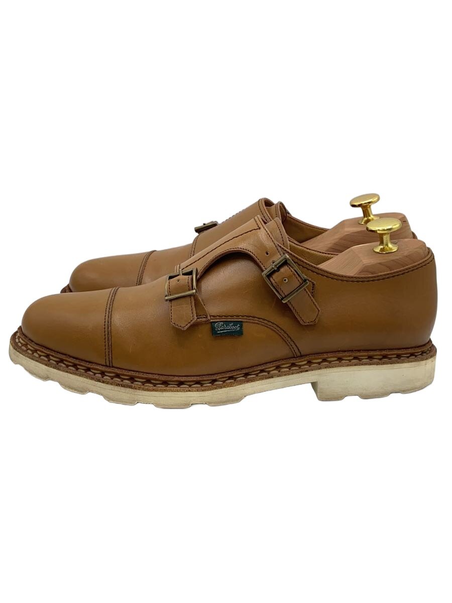 【中古】Paraboot◆BY別注/WILLIAM/MARCHE II/ダブルモンクストラップ/UK6/駱駝/なめし革/981501【シューズ】