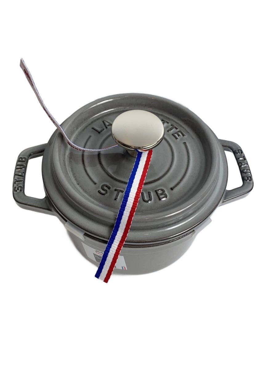 【中古】Staub◆鍋/電気容量:0.5L/16糎未満/GRY/1101418//【勝手もと装置】