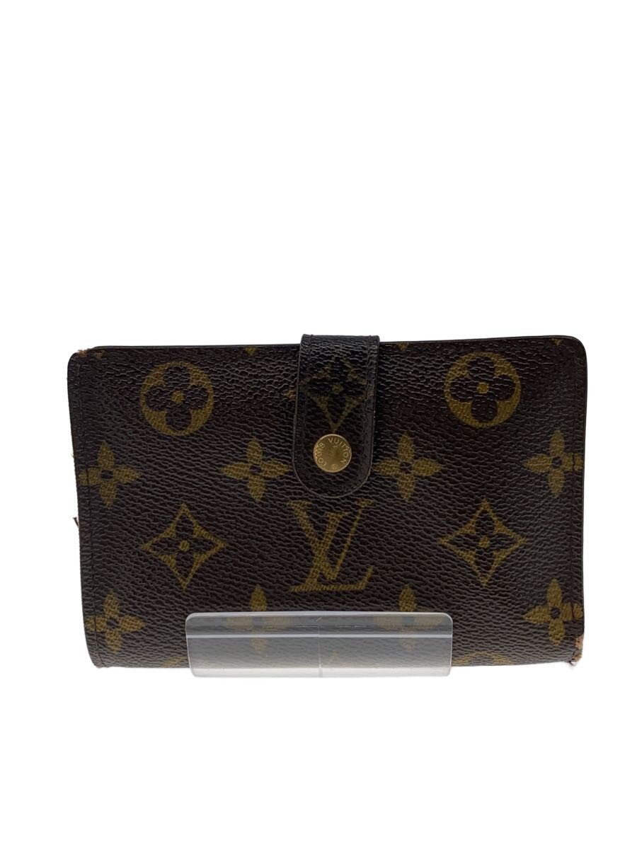 【中古】LOUIS VUITTON◆ポルト・モネ・ビエ・ヴィエノワ_モノグラム・帆布/PVC/BRW/メンズ【服飾雑貨他】