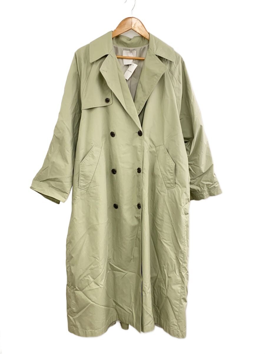 【中古】CLANE◆BACK FRILL SLEEVE TRENCH COAT/1/綿織物/BEG/18101-0031【レディース御召しもの】