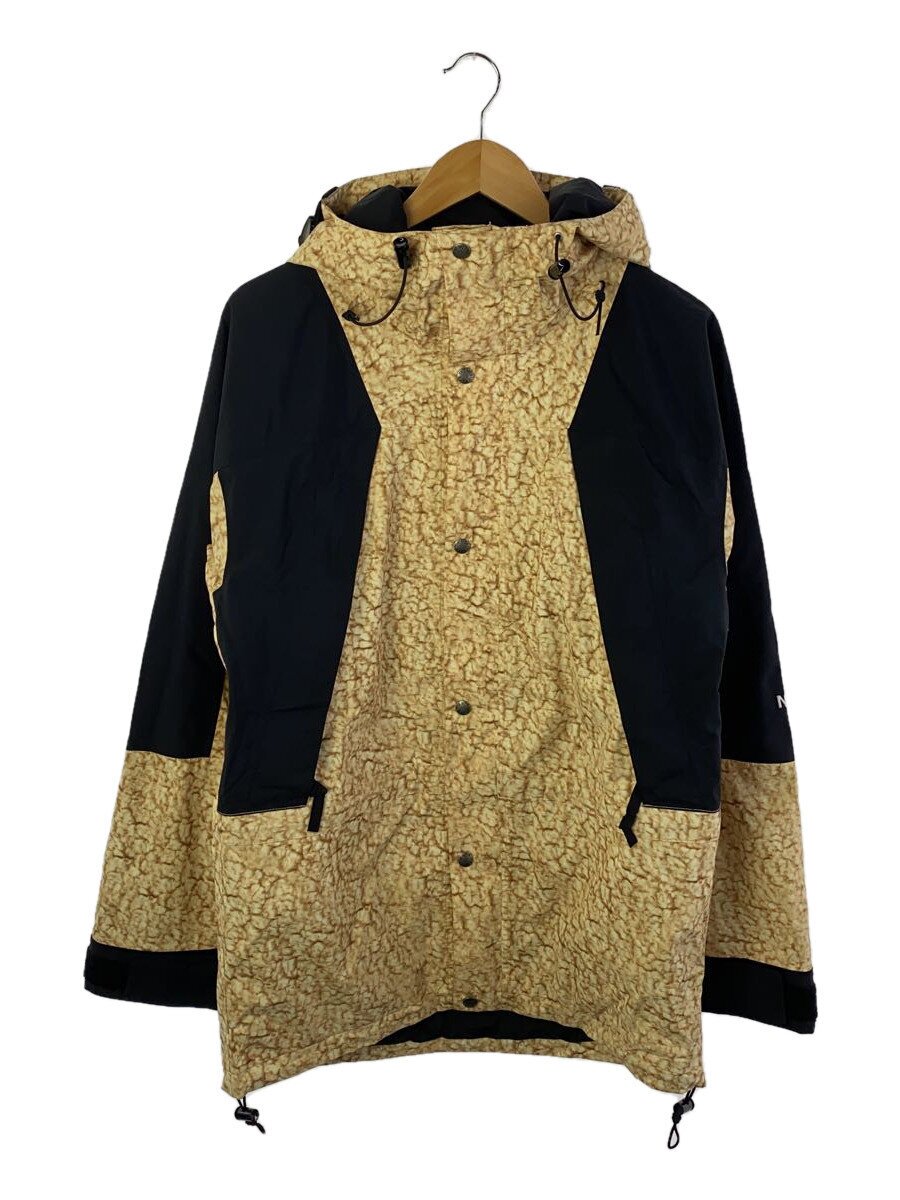 【中古】THE NORTH FACE◆マウンテンパーカ/M/ポリエステル/BEG/総柄/F19BT20【メンズウェア】
