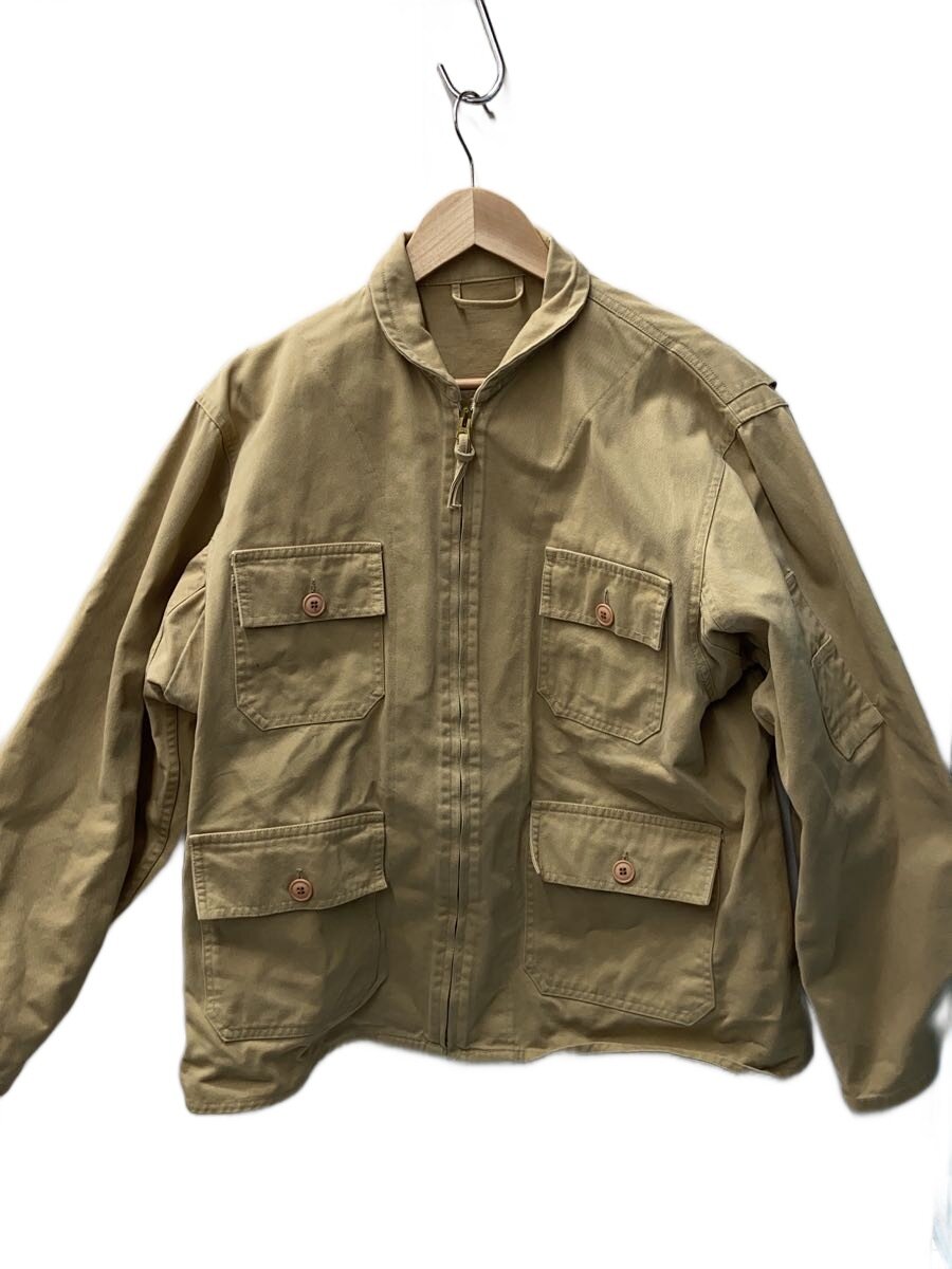 【中古】US.NAVY◆M-716/SUMMER FLIGHT JACKET/M/綿織物/KHK/無地/W383S-381【メンズウェア】