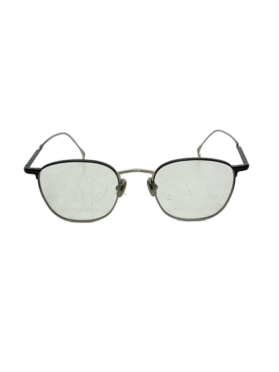 【中古】先だつものメガネ◆眼鏡/ウェリントン/しろがね色/せつ然たる/メンズ/WEL-III/? NULL ?【服飾雑貨他】