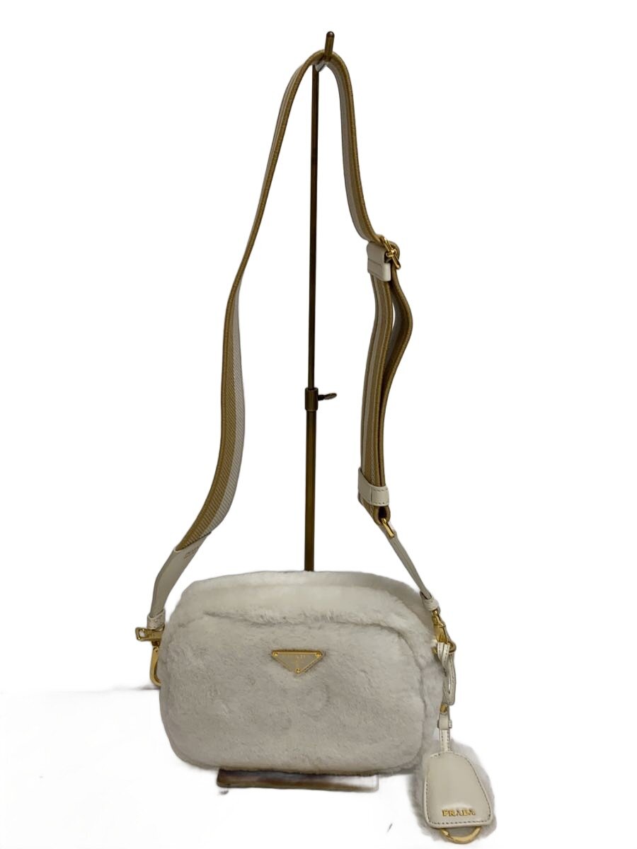 【中古】PRADA◆ショルダーバッグ/--/WHT/1BH192【バッグ】｜2ｎｄ STREET 店