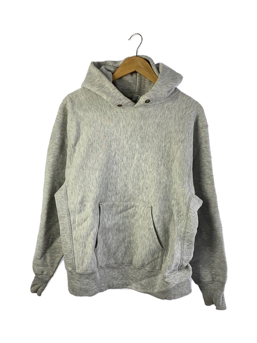 【中古】Champion◆パーカー/L/綿織物/GRY【メンズウェア】