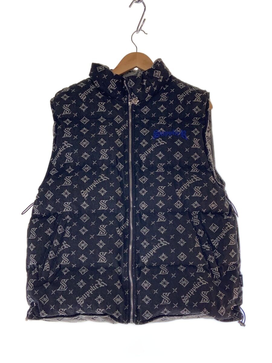 【中古】SUPPLIER◆中綿より良い/XL/綿織物/BLK/総柄【メンズウェア】