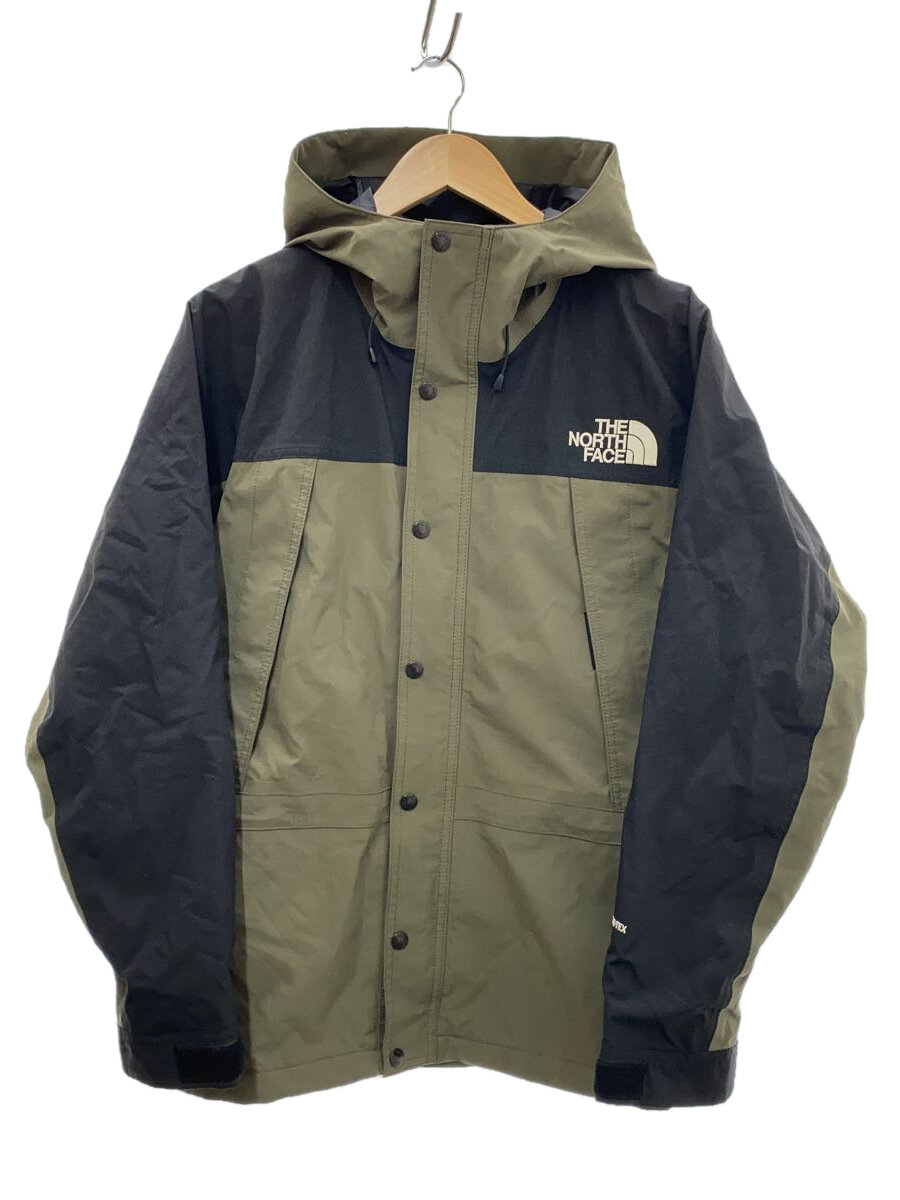 【中古】THE NORTH FACE◆MOUNTAIN LIGHT JACKET_マウンテンライトジャケット/M/ナイロン/KHK//【メンズウェア】