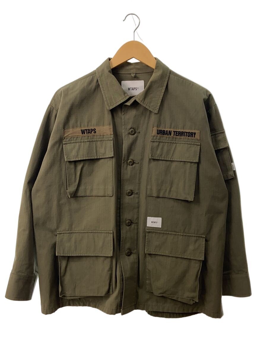 【中古】WTAPS◆ジャケット/XO/ダブルタップス/カーキ/コットン/KHK/無地/202WVDT-SHM01//【メンズウェア】｜2ｎｄ STREET 店
