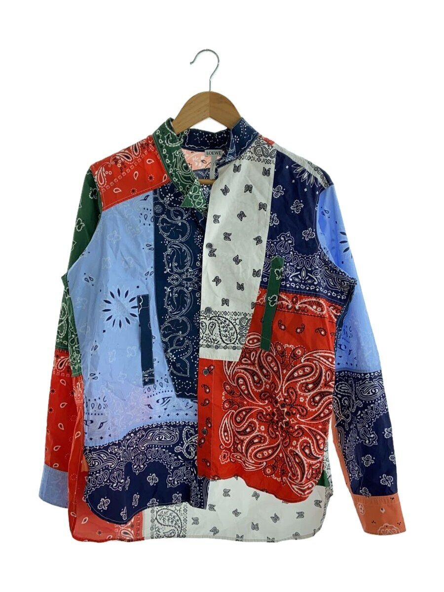 【中古】LOEWE◆長袖ティーシャツ/XS/綿織物/マルチ色合い/総柄/H2199851GA//【メンズウェア】