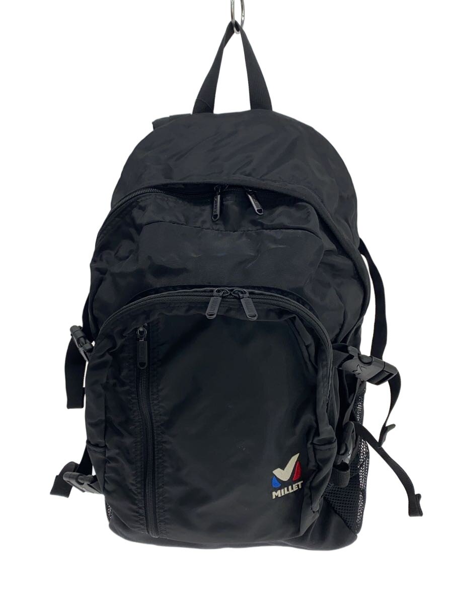 【中古】MILLET◆背嚢/SAAS FEE NX 60+/ナイロン/BLK/MIS0771【御徒面子】