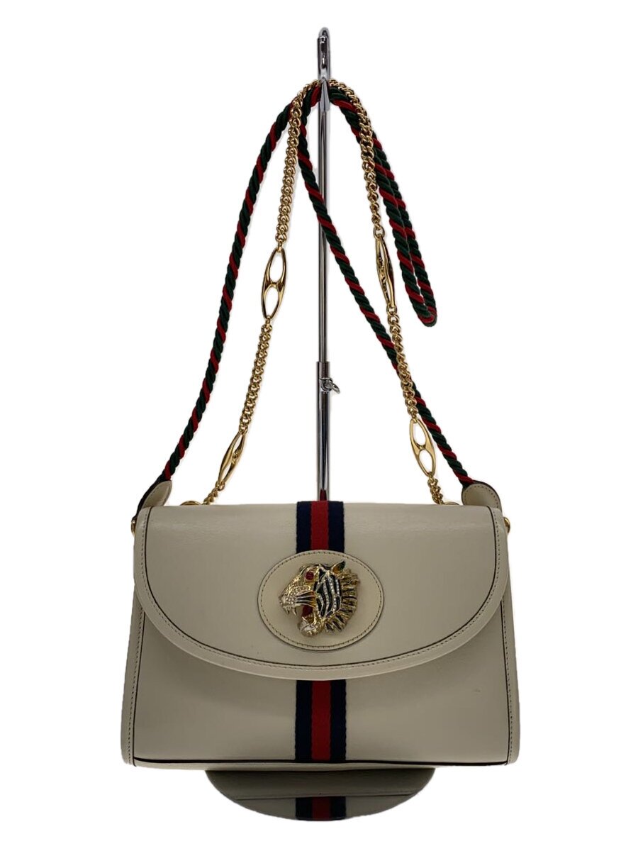 【中古】GUCCI◆御徒面子/--/WHT/無地/570145【御徒面子】