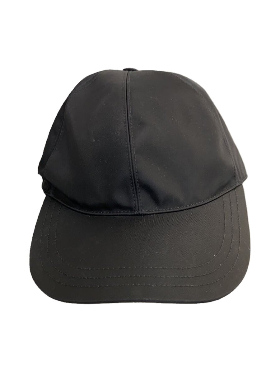 【中古】PRADA◆旗がしら/M/ポリエステル/BLK/無地/レディース/1HC2742DMI【服飾雑貨他】