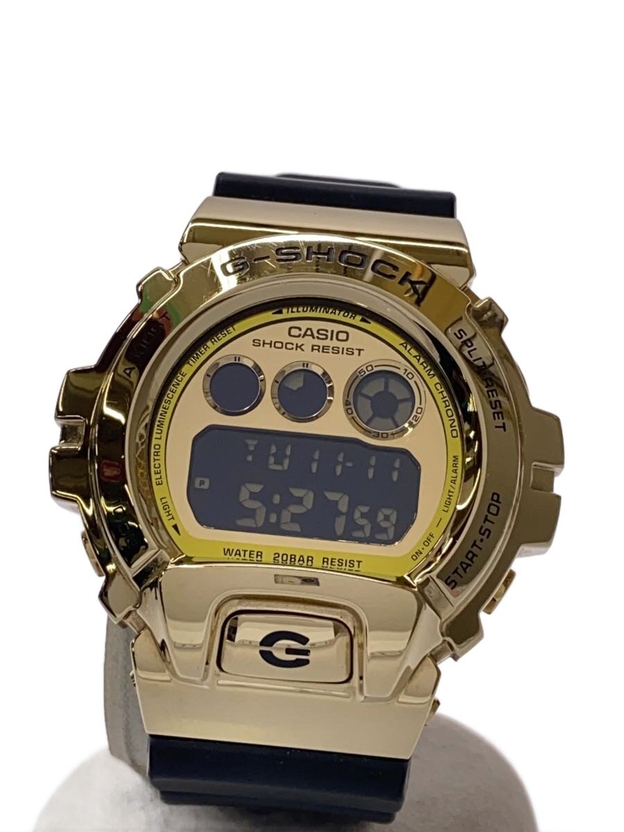 【中古】CASIO◆石英ウオッチ_G-SHOCK/デジタル/BLK/GM-6900G-9JF【服飾雑貨他】