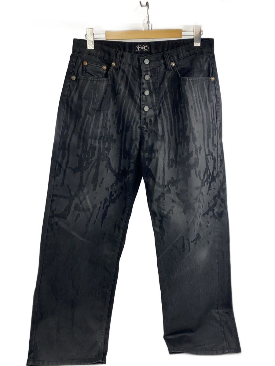 【中古】THUG CLUB//3/レーヨン/BLK/TC25PT1002/BlOOD LAZERED DENIM PANTS【メンズウェア】｜2ｎｄ STREET 店