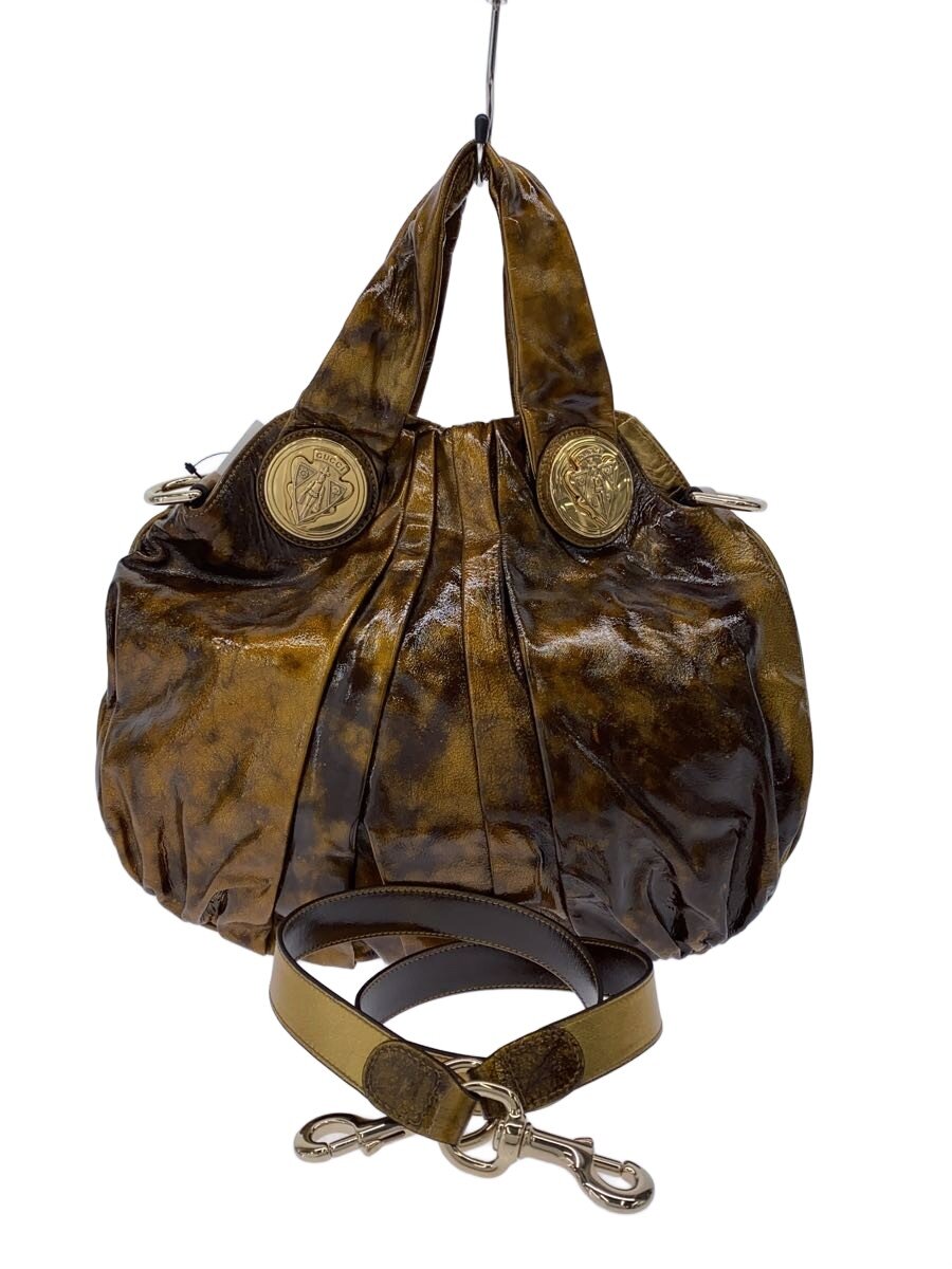 【中古】GUCCI◆ショルダーバッグ/PVC/CML/無地/203486・02026【御徒面子】