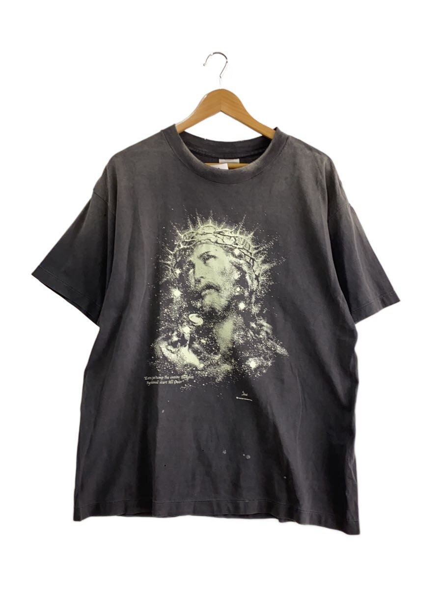 【中古】SAINT MICHAEL◆プルオーバー/L/綿織物/BLK/SM-HR8-0000-016//【メンズウェア】