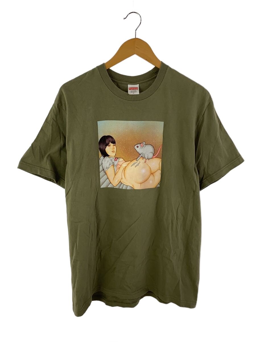 【中古】Supreme◆25SS/Mouse Tee/プルオーバー/M/綿織物/KHK//【メンズウェア】