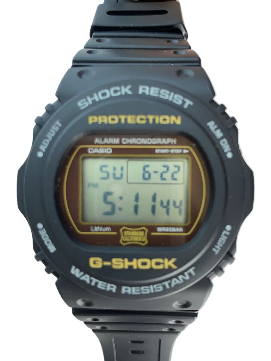 【中古】CASIO◆クォーツ腕時計/デジタル/ラバー/BRW/BLK/SS/DW-5750E【服飾雑貨他】|2nd STREET 店