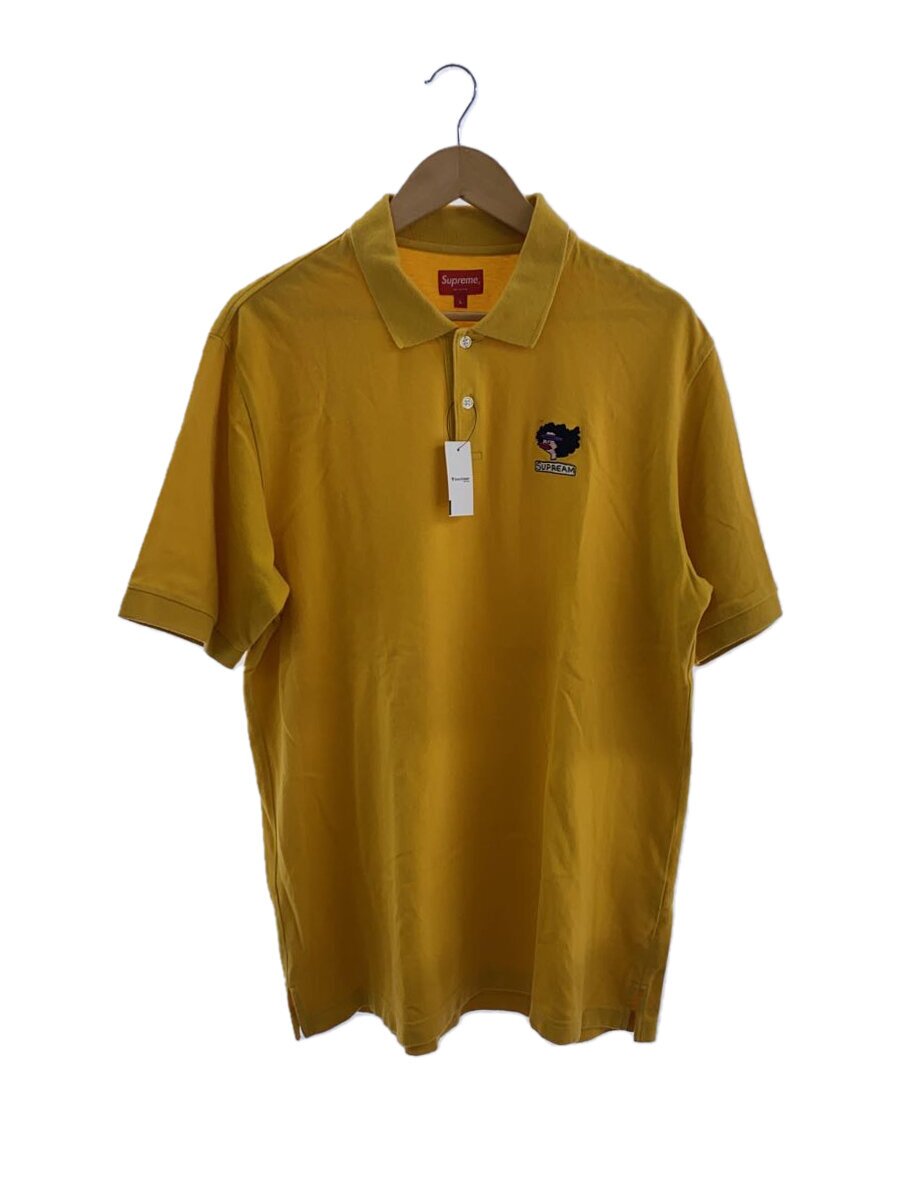 【中古】Supreme◆スポーツシャツ/L/綿織物/YLW/無地【メンズウェア】