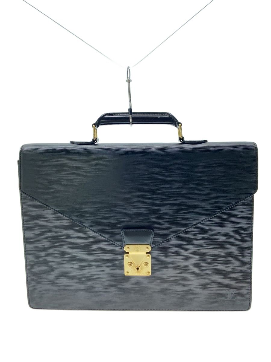 【中古】LOUIS VUITTON◆ポルト・ドキュマン・バンドリエール_エピ/レザー/BLK【バッグ】|2nd STREET 店