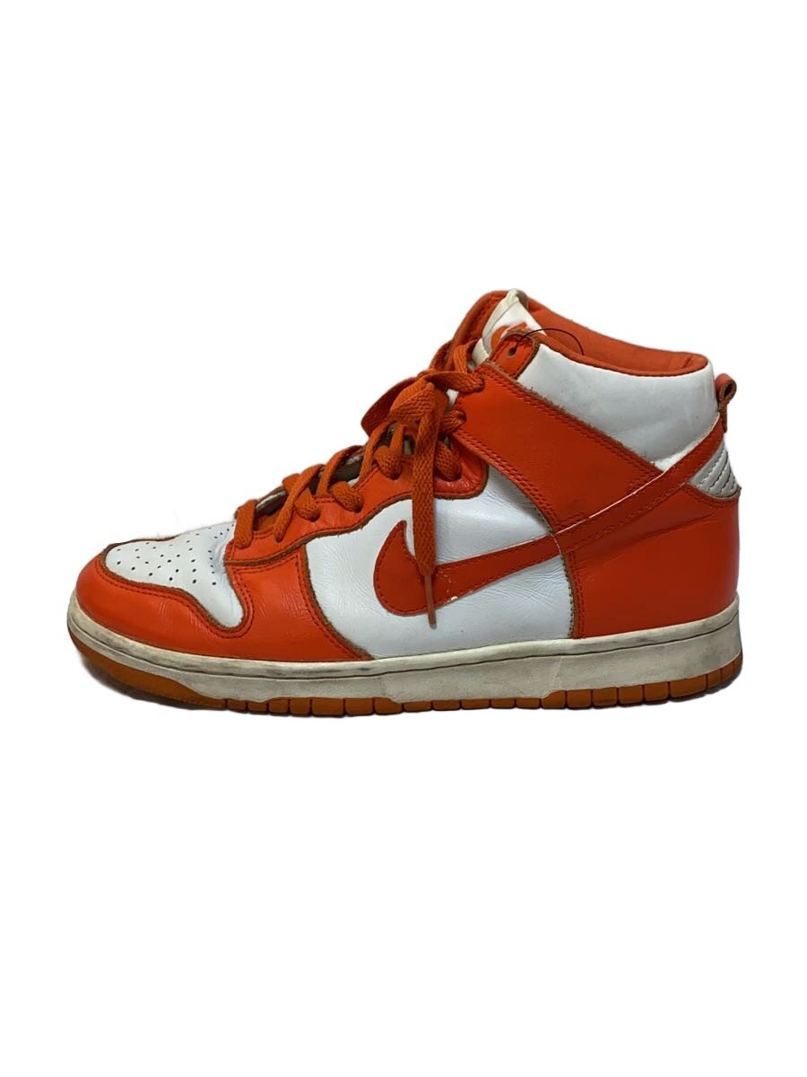 【中古】NIKE◆DUNK HIGH LE/ダンクハイ/オレンジ色/630335-811/27.5糎/ORN【シューズ】