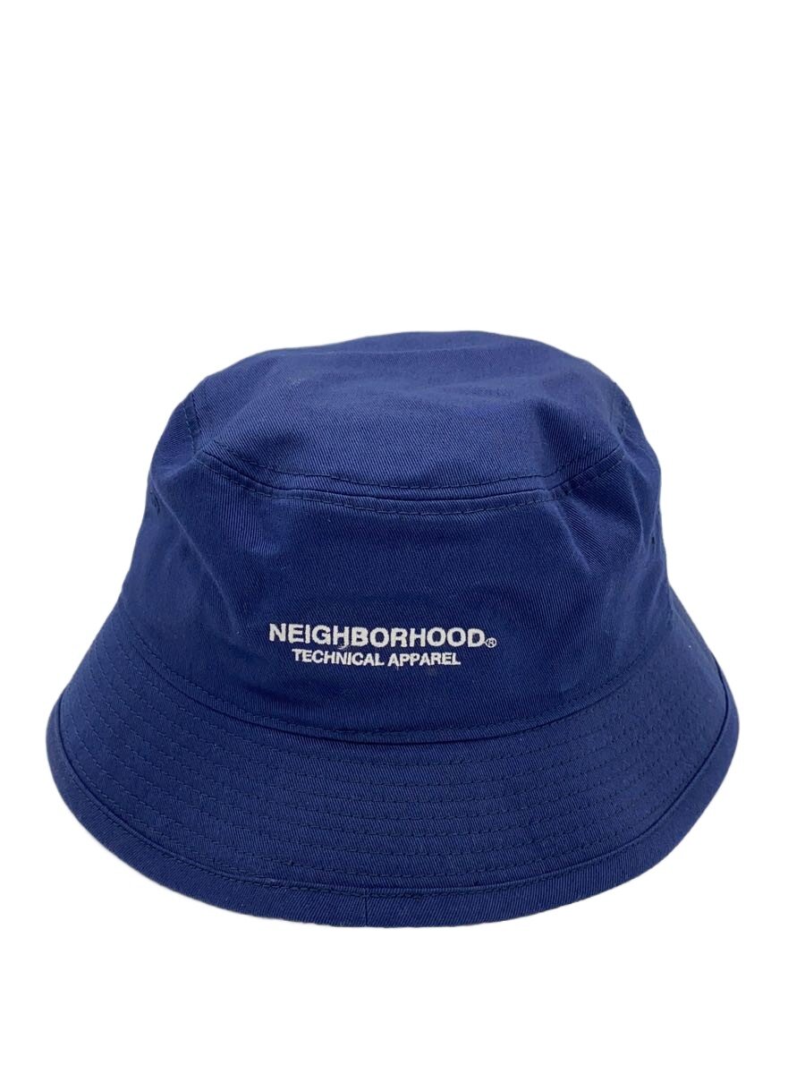 【中古】NEIGHBORHOOD◆井戸釣瓶かぶり笠/M/綿織物/NVY/無地/メンズ/251YGNH-HT04【服飾雑貨他】