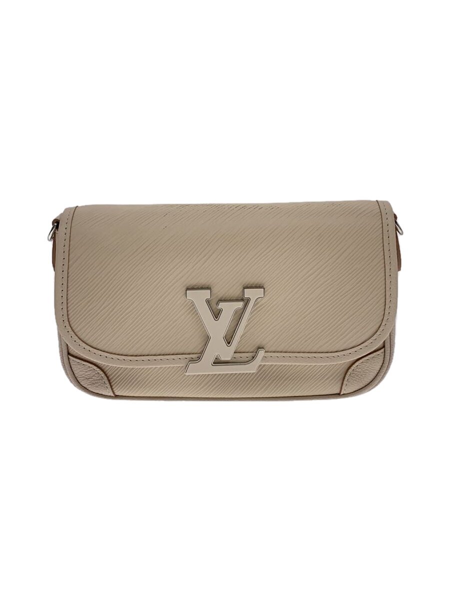 【中古】LOUIS VUITTON◆ビュシNM_エピ/なめし革/WHT【御徒面子】