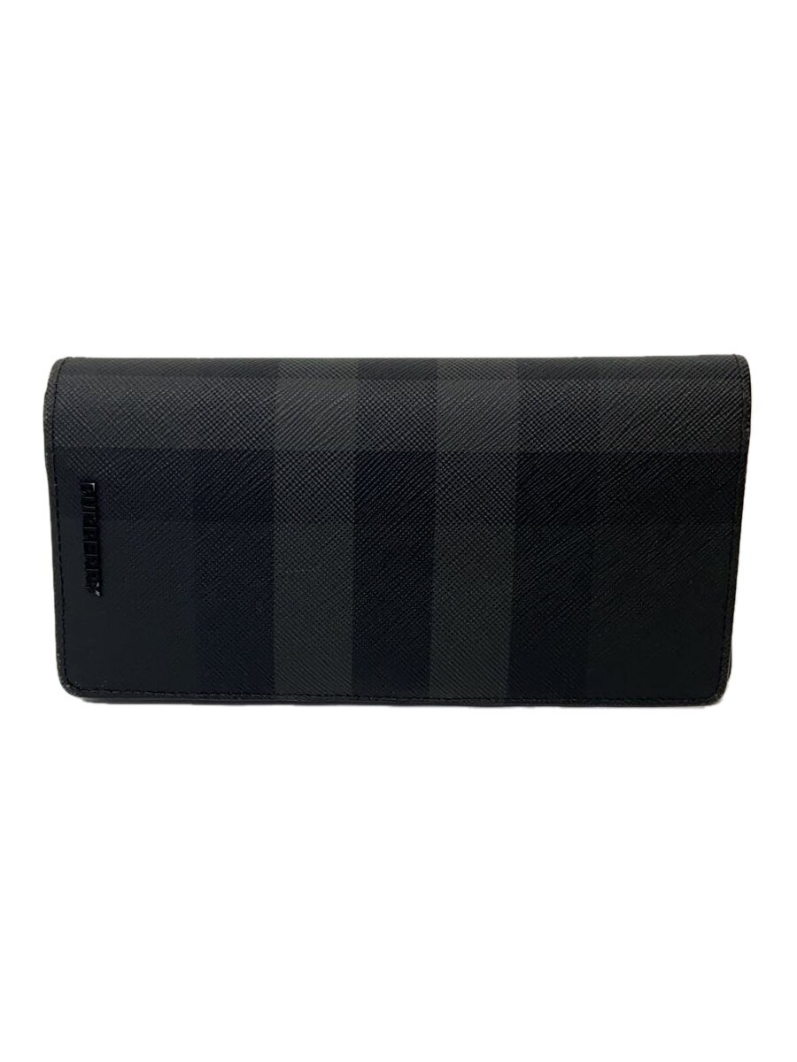 【中古】BURBERRY◆長紙入れ/--/BLK/照合のしるし/メンズ/80701991【服飾雑貨他】