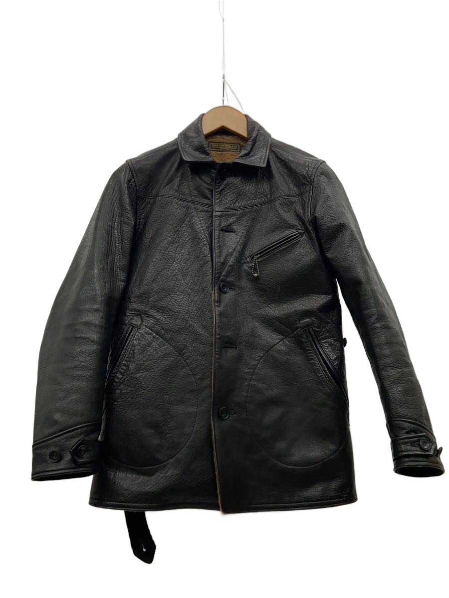 【中古】LOST CONTROL◆レザージャケット・ブルゾン/1/レザー/BLK/無地/L10F3-5004/タバコ臭有【メンズウェア】|2nd STREET 店