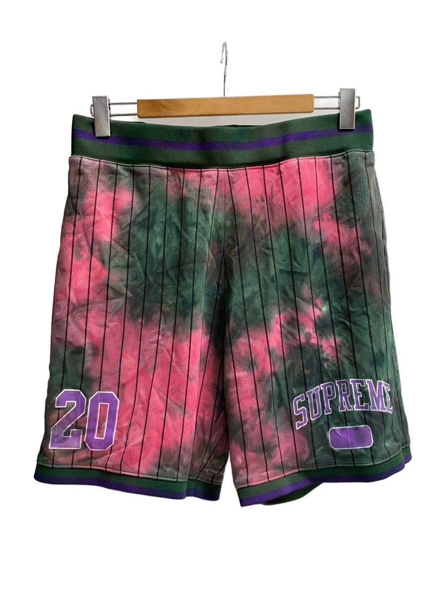 【中古】Supreme◆20FW/Dyed Basketball Short/S/ポリエステル/マルチ色つや//【メンズウェア】