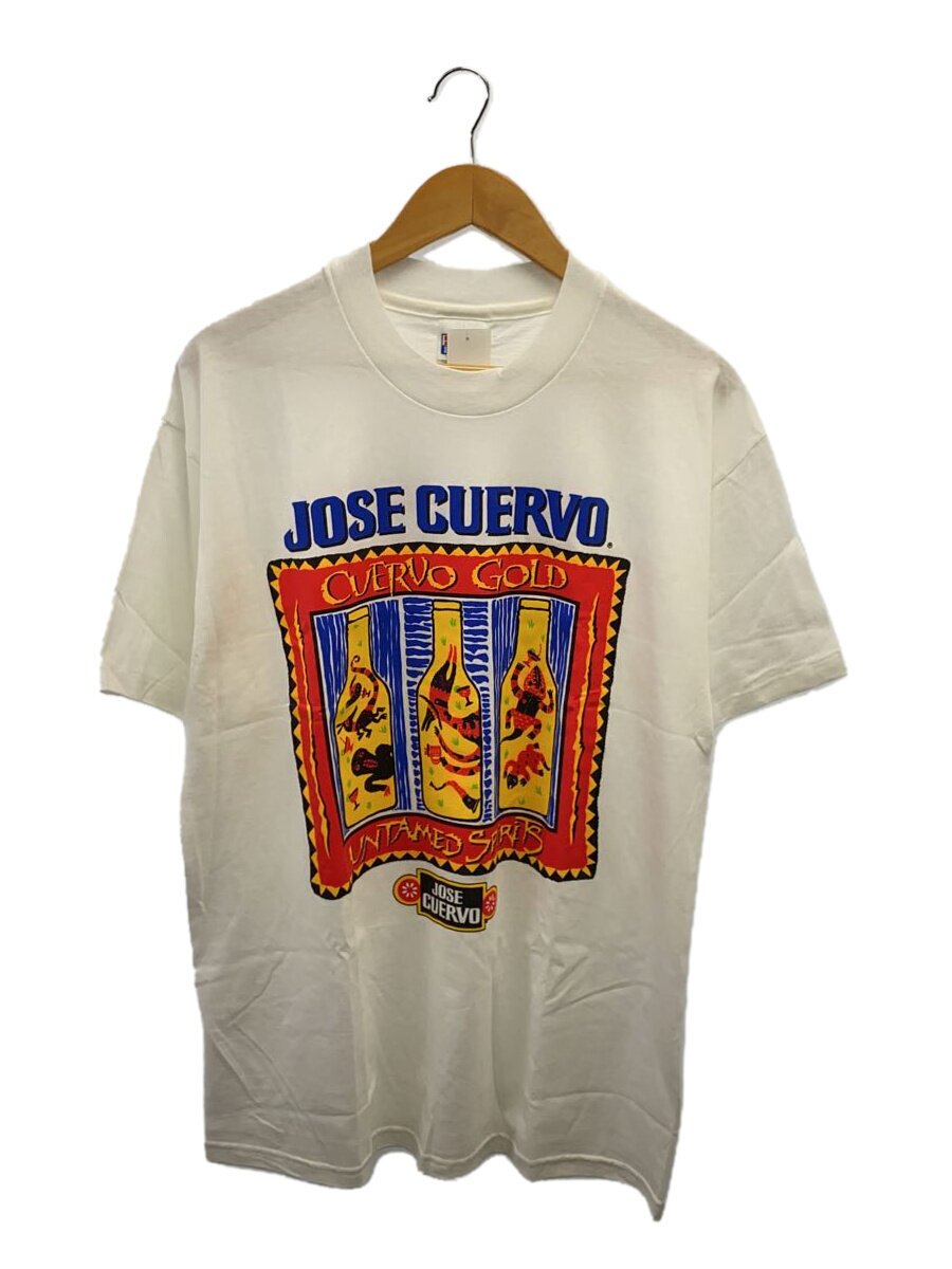 【中古】Hanes◆プルオーバー/L/綿織物/WHT/CUERVO/テキーラ【メンズウェア】