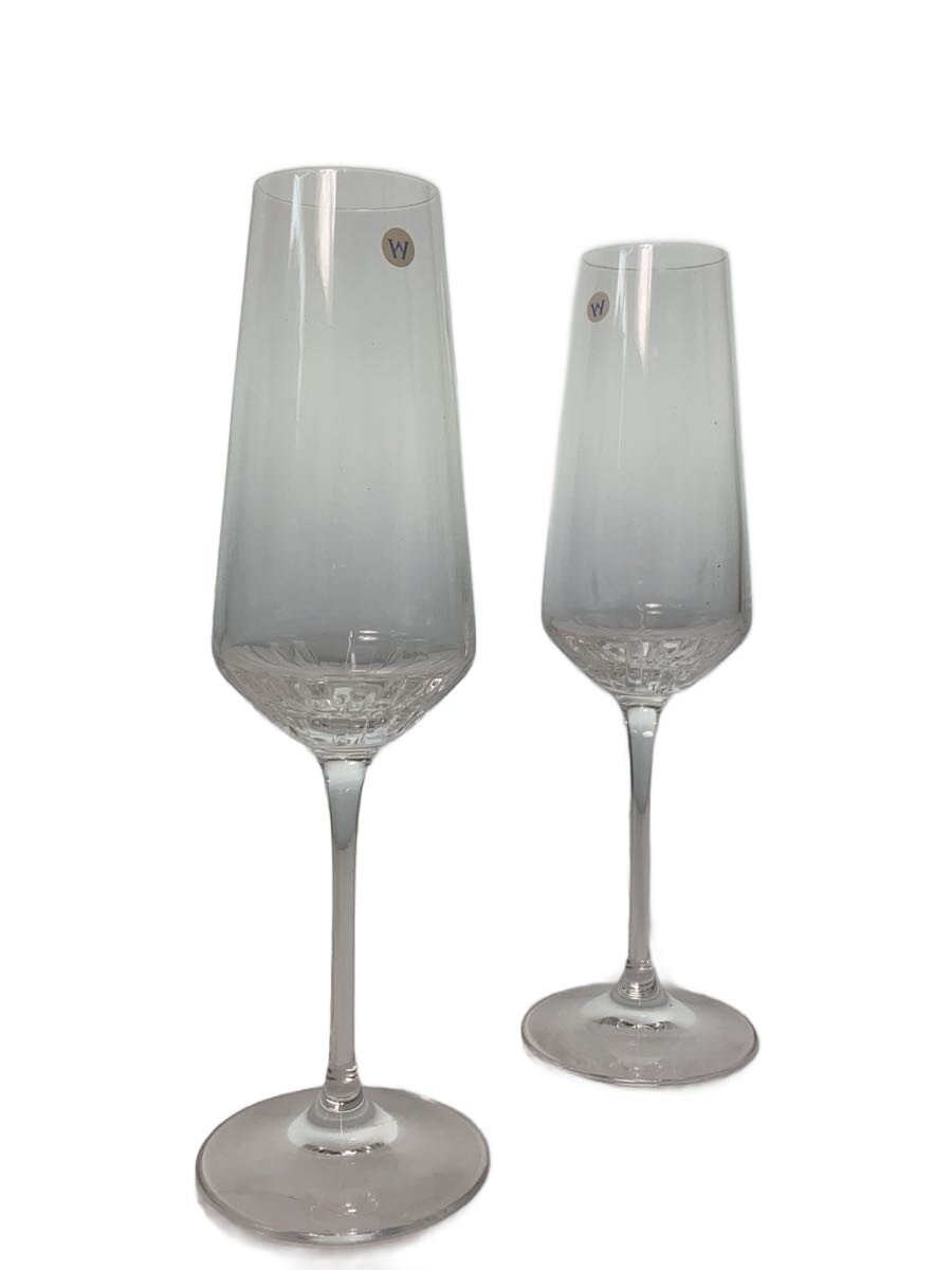 【中古】WEDGWOOD◆水のみ/2点セットクリスタルデイライトシャンパンフルート//【勝手もと装置】