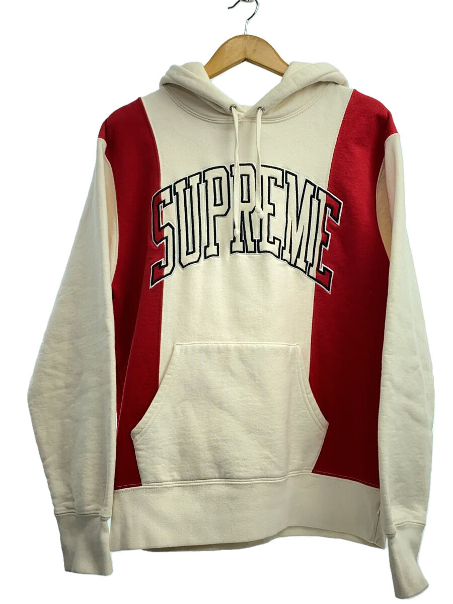 【中古】Supreme◆パーカー/M/コットン/WHT/Paneled Arc Hooded Sweatshirt/19AW/色写り有//【メンズウェア】|2nd STREET 店