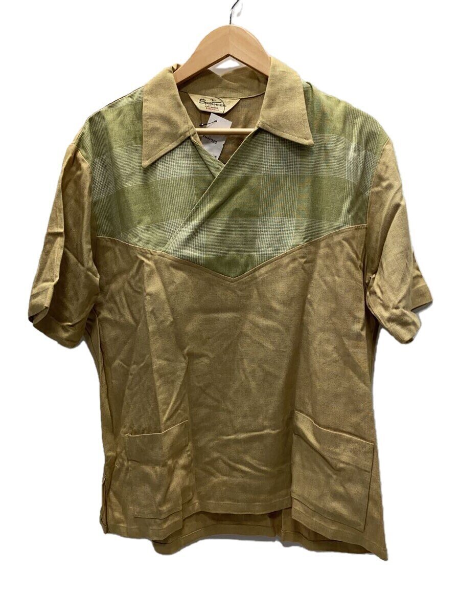 【中古】sportsman/半袖プルオーバー/L/人絹/BEG【メンズウェア】