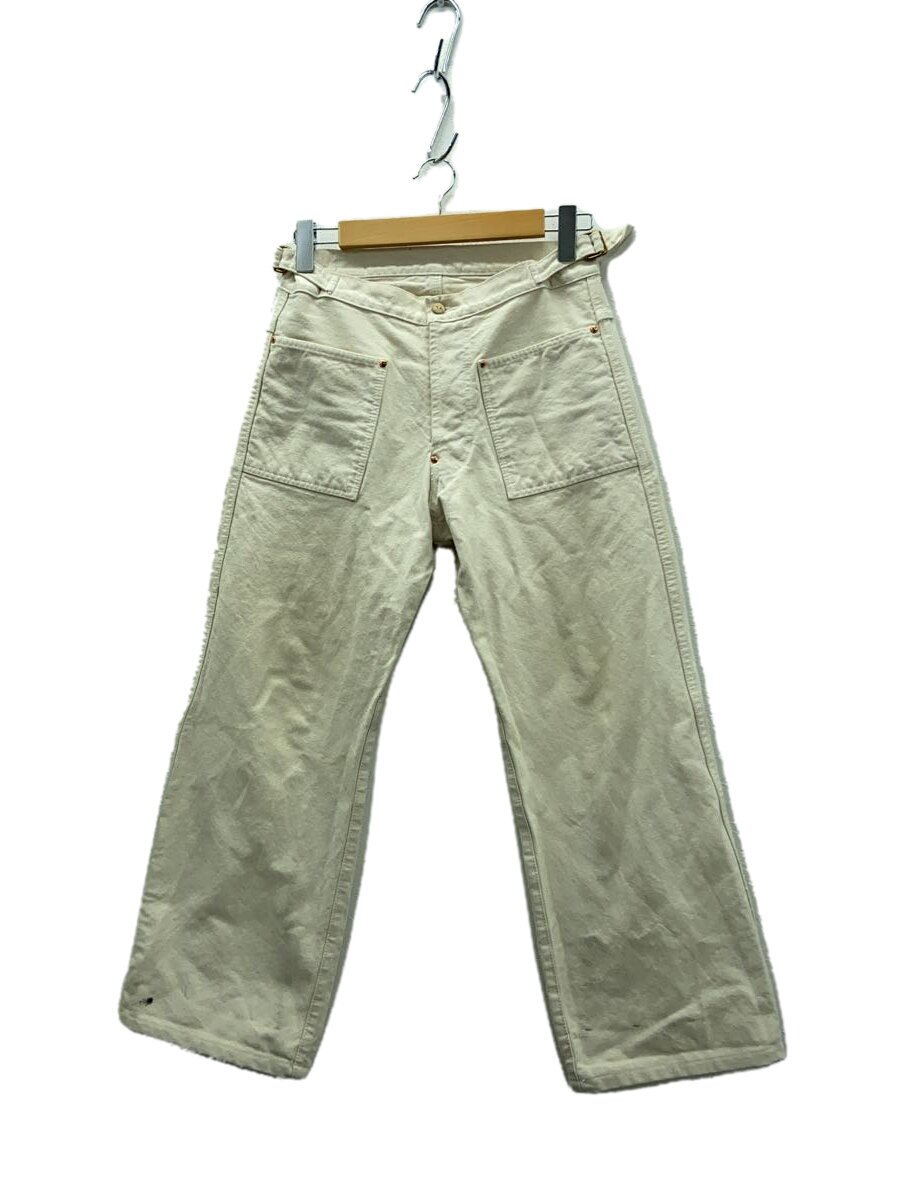 【中古】TENDER◆TYPE 126 SIDE CINCH OXFORD TROUSERS/下つ方/2/綿織物/BEG【メンズウェア】