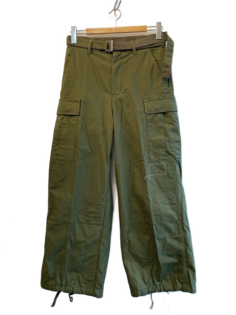 【中古】sacai◆25SS/Cotton Back Satin Pants/1/25-03695M【レディースお召しもの】