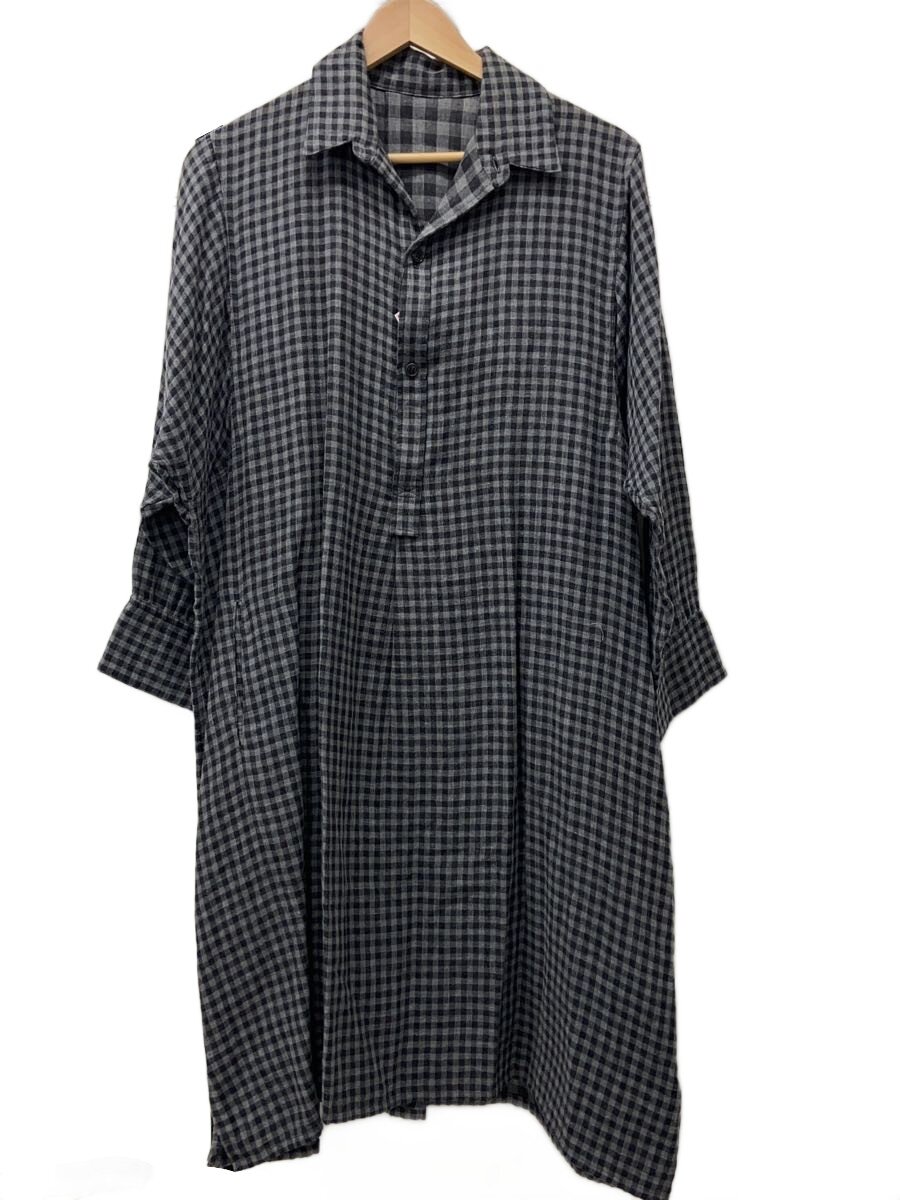 【中古】Y&rsquo;s◆長袖ワンピース/1/コットン/BLK/ギンガムCK/YL-D24-049【レディースウェア】｜2ｎｄ STREET 店