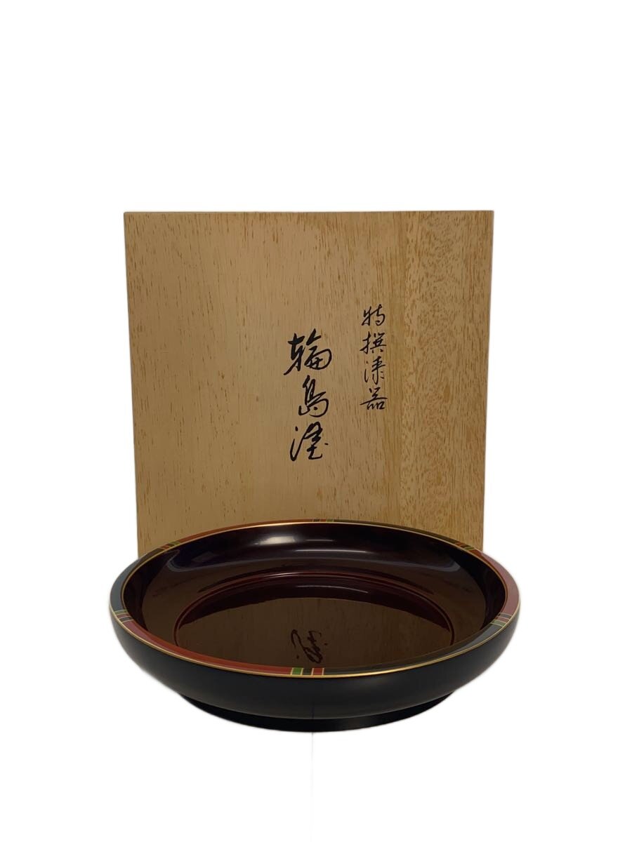 楽天市場】ミヤマ WAJIMA 輪島塗 沈金稲穂 丸盆 内祝い お返し 和食器