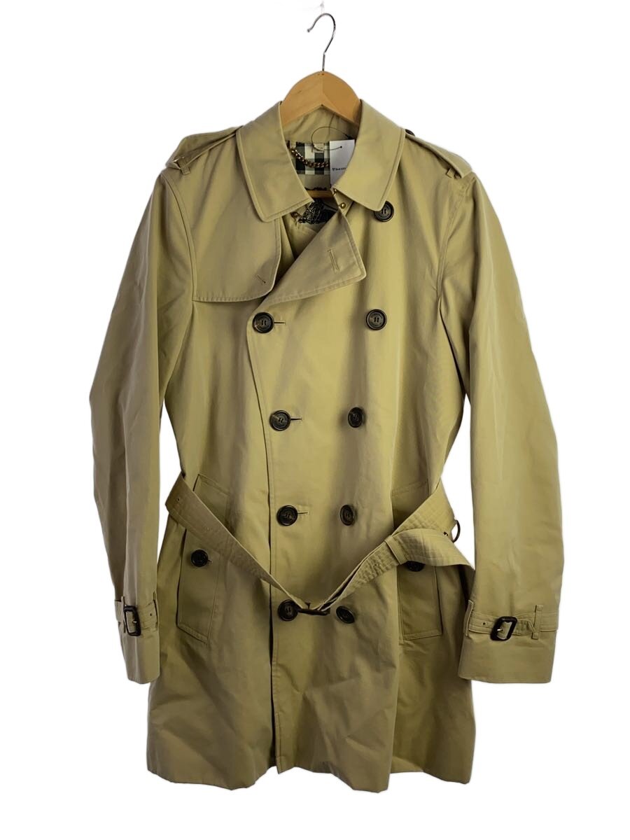 【中古】BURBERRY◆トレンチコート/44/綿織物/BEG/GBBURLIMCAS【メンズウェア】