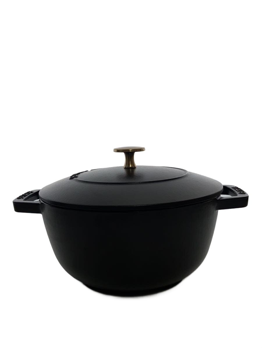 【中古】Staub◆Wa-NABE/両手鍋/ 20cm/BLK/40501-009【キッチン用品】|2nd STREET 店