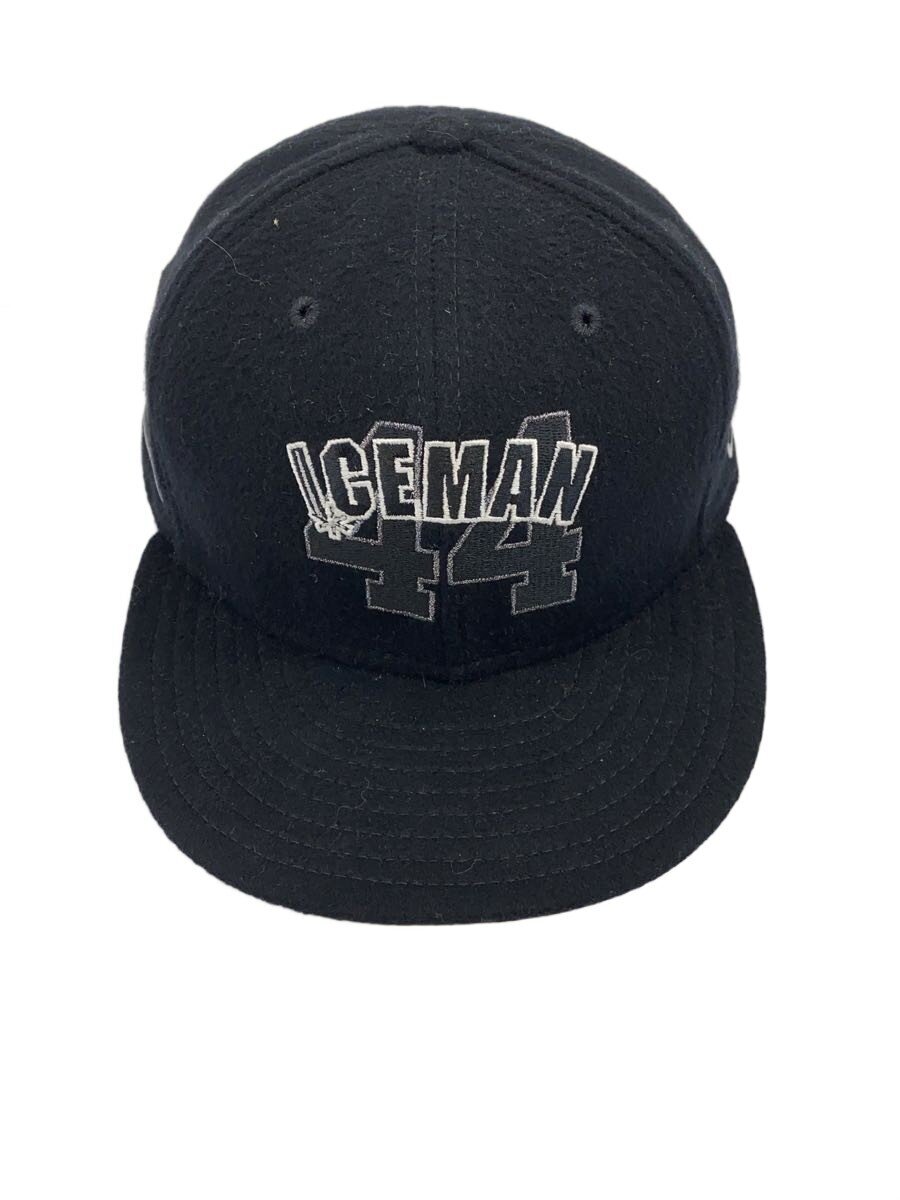 【中古】NEW ERA◆旗がしら/7 1/2/カシミヤ/BLK/メンズ/2004 LIMITED EDITION/288個押さえる【服飾雑貨他】