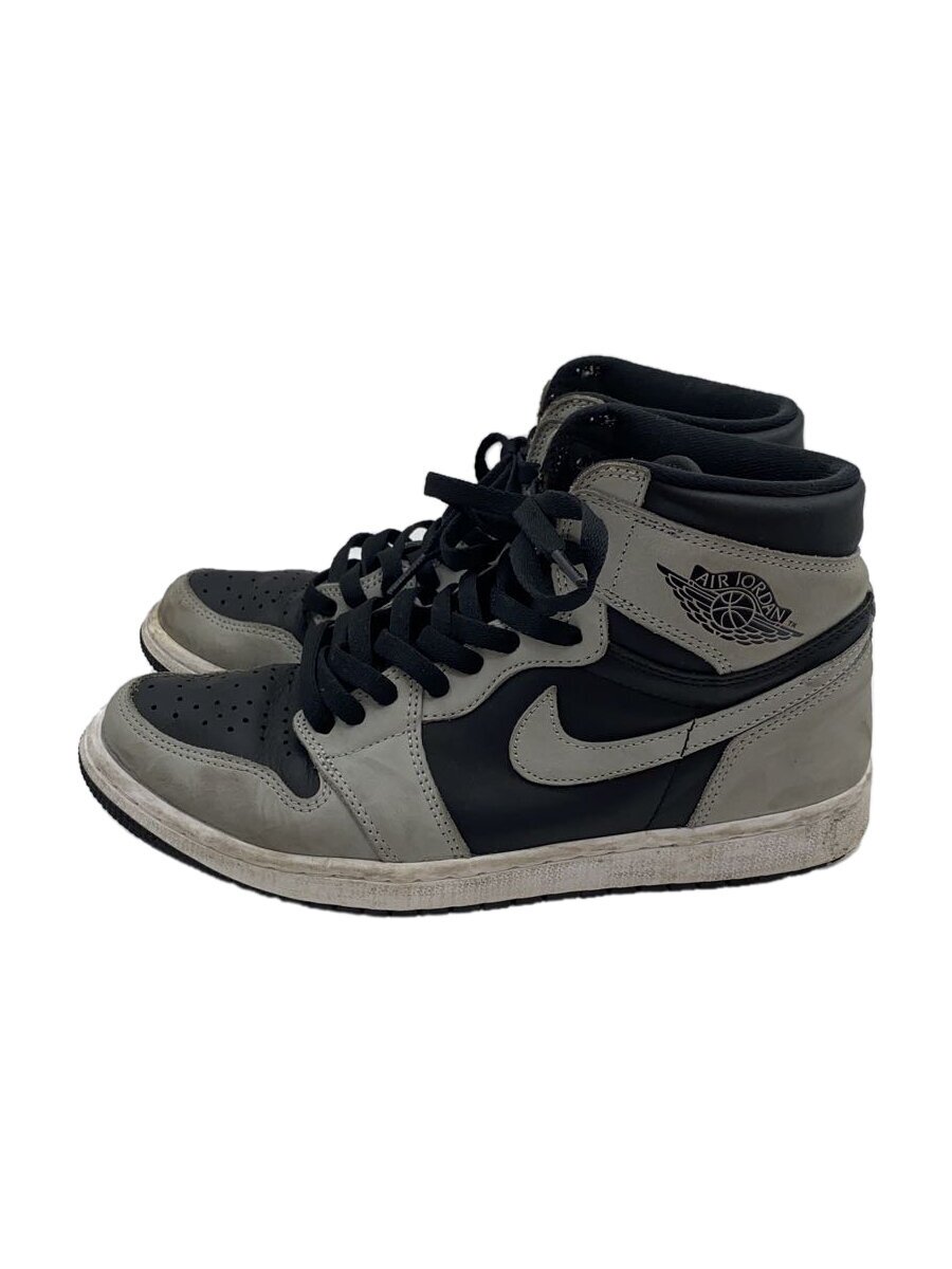 【中古】NIKE◆AIR JORDAN 1 RETRO HIGH OG_エアジョーダン 1 レトロ ハイ OG/27cm/GRY【シューズ】｜2ｎｄ STREET 店