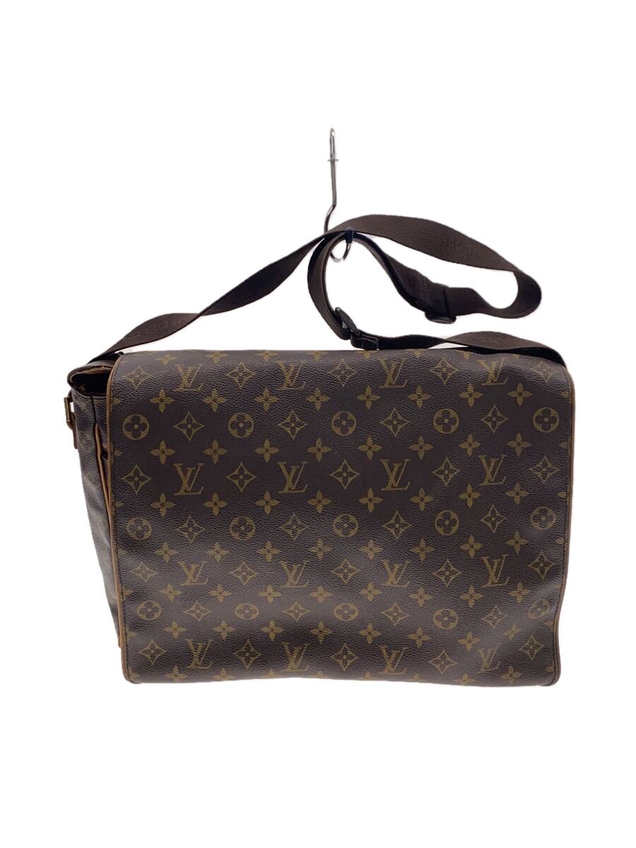 【中古】LOUIS VUITTON◆アベス_モノグラム・帆布/PVC/BRW【御徒面子】
