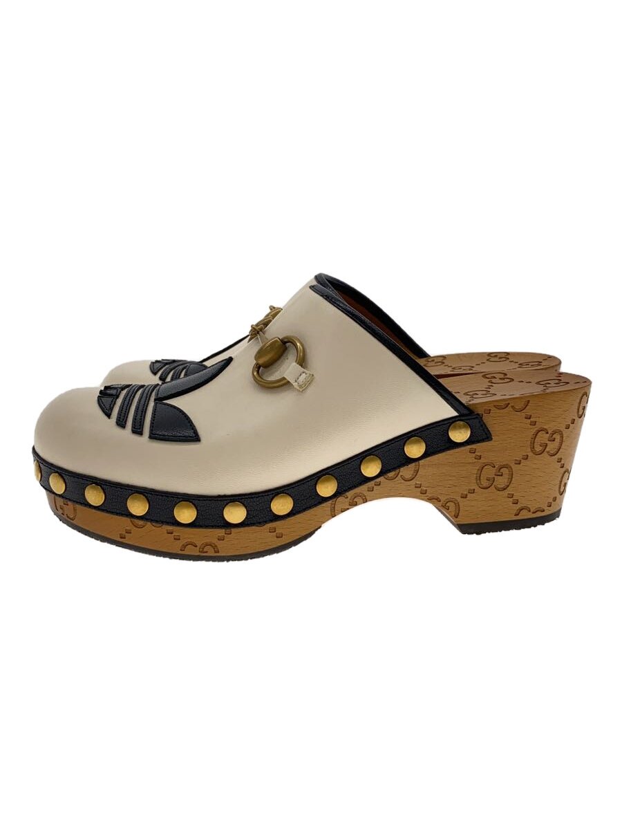 【中古】GUCCI◆サンダル/36/WHT/702218【シューズ】