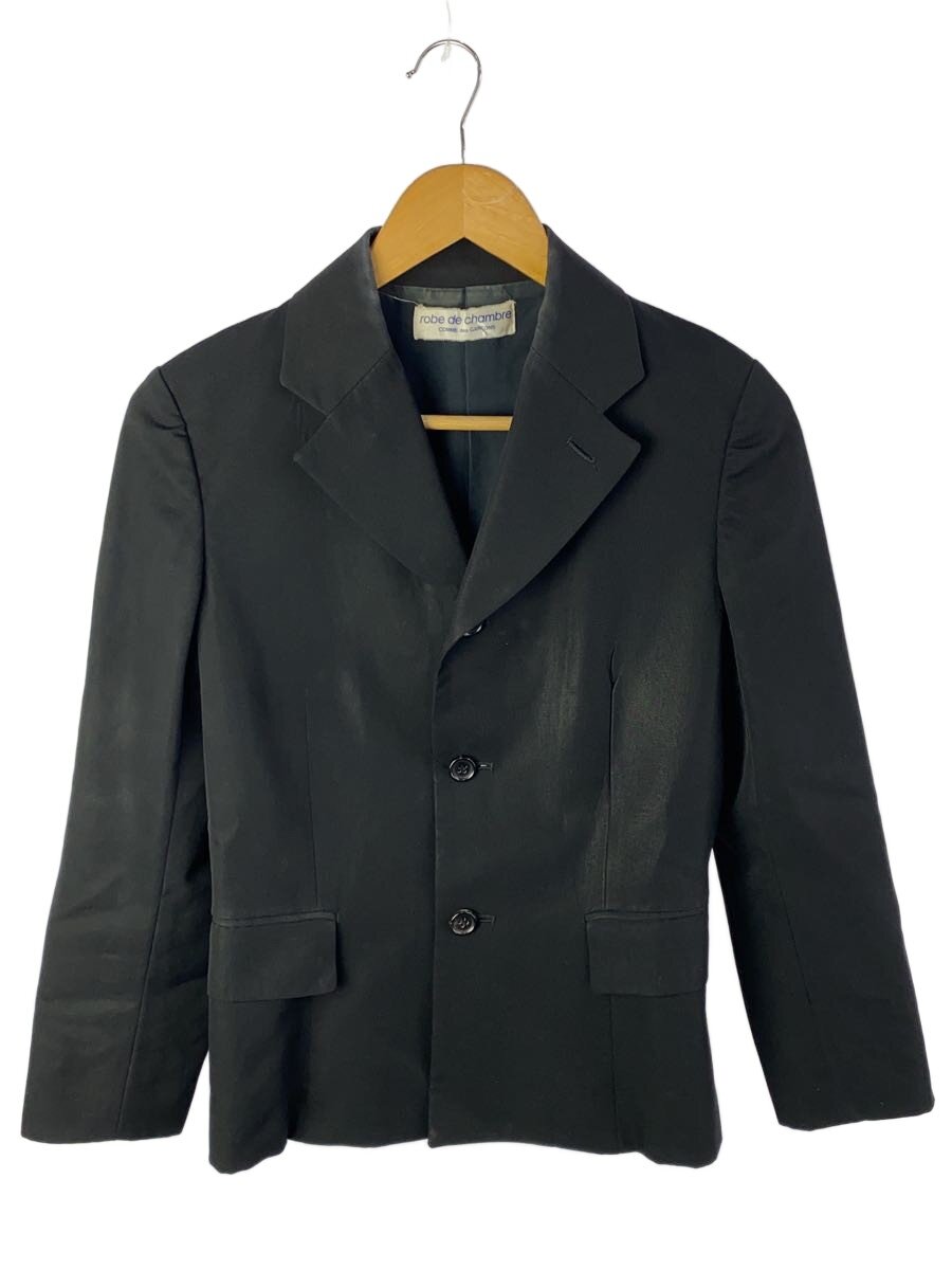 【中古】robe de chambre COMME des GARCONS◆テーラードジャケット/M/羊毛/BLK/ru-j001【レディース御召しもの】